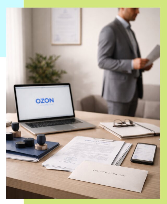 Отказное письмо для Ozon в Ахтубинске от 3624 р. | Сертэкс